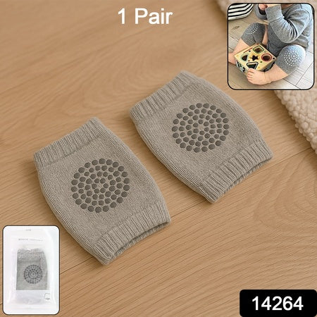 Light Grey Toddler Wool Knit Leg Warmer (Knee Guard)