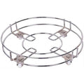 3018 Stainless Steel Gas Cylinder Trolley With Wheels Lpg Cylinder Roller Stand Movable Trolley